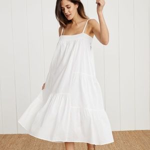Jenni Kayne Summer Dress Cotton White XS